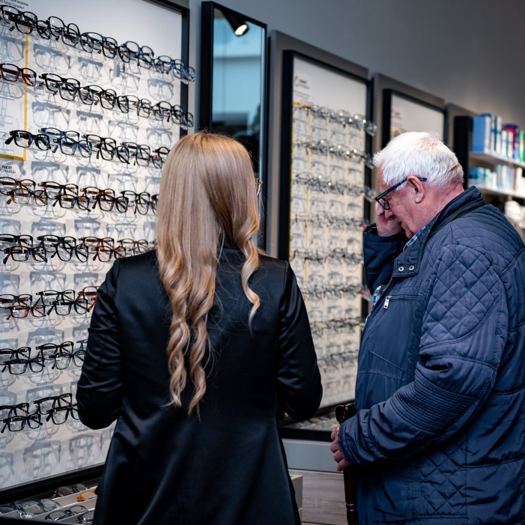 Otwarcie Fielmann w Galerii Solnej. Zdjęcie z wnętrza salonu.